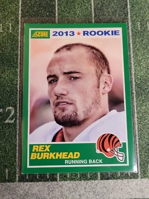 Rex Burkhead Rookie 2013 Score Green RC Bengals Texans - Image 1 of 4