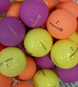 50 TaylorMade Assorted Color Excellent Condition Golf Balls 5A/4A - Picture 1 of 5