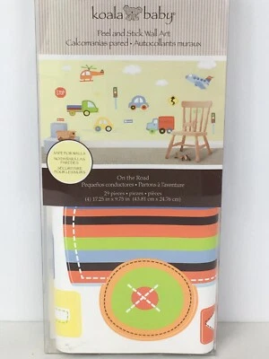 Calcomanías de pared Koala Baby On the Road pelar y pegar aviones autos y camiones nuevas Foto 1 de 3