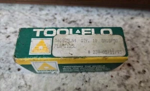 NEW LOT OF 10 - FLG-2125L - C25 - UNCOATED TOOLFLO INSERT LH - EQUAL TO NG2125L - Picture 1 of 7