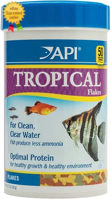 Contenedor de comida para peces Tropical Flakes de 5,7 onzas Foto 1 de 4