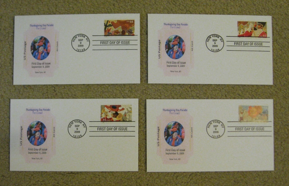 FDC Scott #4417-4420 ThanksgivIng Day Parade 44 Cent - Image 1 of 1