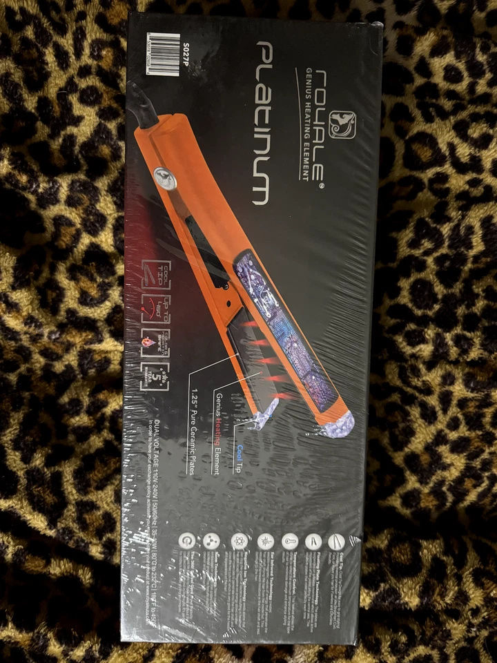 BNIB.. Platinum Genius Ceramic Heating Element Flat Iron. MSRP $350 - Image 1 of 2
