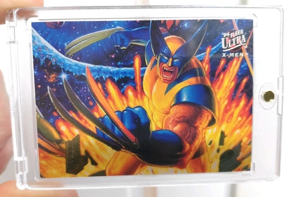 TEAM PORTRAIT 1994 Fleer Ultra X-Men WOLVERINE ! #5 of 9 FLAWLESS (10) 'MINT' - Image 1 of 4