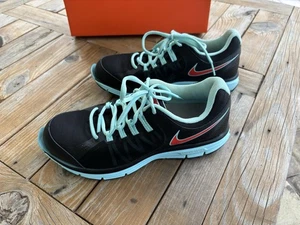 Nike Sz. 8 Sneakers Women's Lunar Forever 3 Black, Baby Blue Excellent Condition - Picture 1 of 11