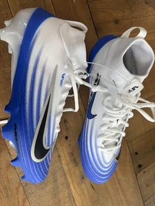 Nike Zoom Air Vapor Pro 1 Men’s Football Cleats White Blue FB3298-101 Size 8 - Picture 1 of 6