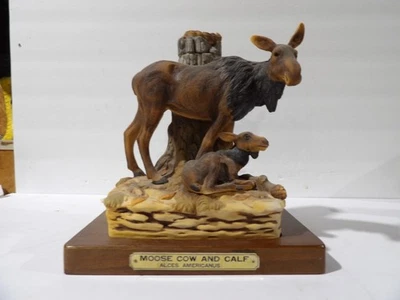 Cyrus Noble Moose & Calf Decanter - Image 1 of 3