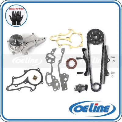 Kit de cadena de distribución para camioneta Toyota 4Runner 85-95 2,4 L 22R 22RE con bomba de agua Foto 1 de 4