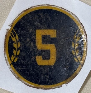 Calcomanía de perilla de bate usada del juego Milwaukee Brewers #5 - MLB béisbol - Imagen 1 de 3