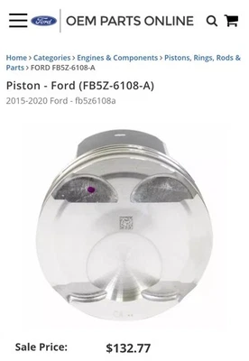 CILINDRO pistón FB5Z-6108-A apto para Ford Foto 1 de 4