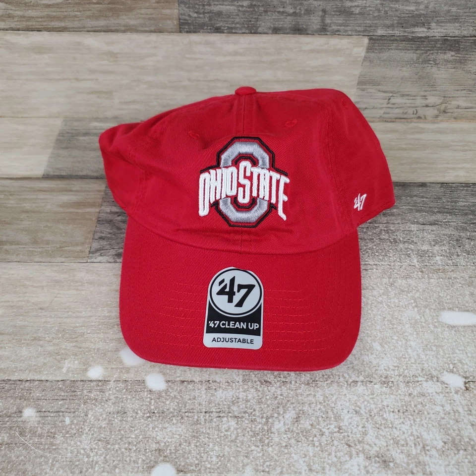 Ohio State Buckeyes 47 Brand Clean Up Adjustable Hat - Red