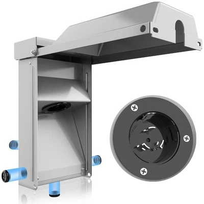 Heavy Duty Pre-Drilled 50 Amp Generator Inlet Box 3R NEMA SS2-50P Big Spac fo... - Image 1 of 4