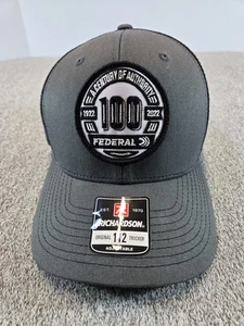 Federal Ammunition Gray Snapback Baseball Trucker Hat Adjustable Shooting Sports - Picture 1 of 6