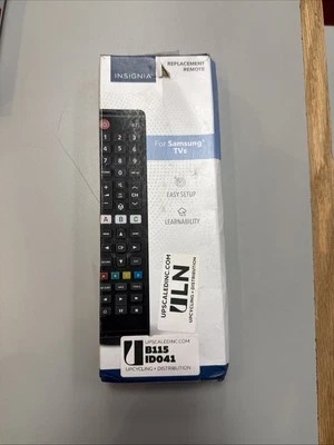 Insignia Replacement Remote Control for Most Samsung TVs Black NS-RMTSAM21 - Image 1 of 2