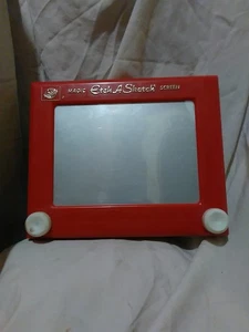 Vintage Ohio Art Etch A Sketch Magic Screen Toy 505 Red Working - Picture 1 of 7