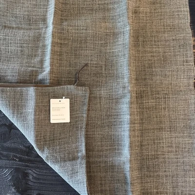 Pottery Barn бельгийский льняной Libeco подушка чехол 24 «x 24» охотник зеленый новый с Ярлыками - Изображение 1 из 4