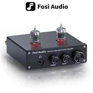 Fosi Audio BOX X4 Tube Amplifier Phono Preamp for MM Turntable Phonograph 5725W - Picture 1 of 14