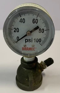 BRAMEC 17715 Gas Line Test Gauge. - Picture 1 of 4