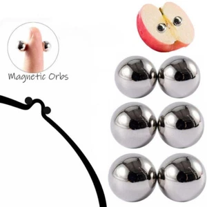 5mm-10mm Magnetic Nipple Clip Fake Nipple Ring Non Piercing PA Body Jewellery - Picture 1 of 10