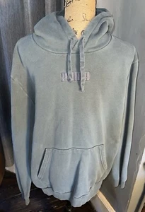 Puma Mens Long Sleeve Pull Over One Pocket XL Gray Drawstring Hoodie - Picture 1 of 20