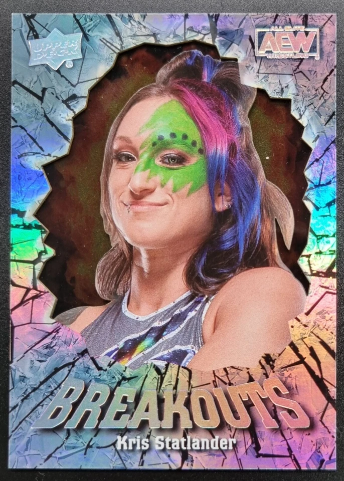 2022 AEW Breakouts Kris Stratlander Trading Card Upper Deck Mint #70666 - Image 1 of 2