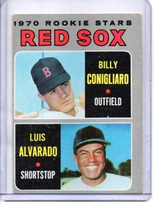 1970 TOPPS #317 RED SOX ROOKIE STARS: BILLY CONIGLIARO & LUIS ALVARADO - Picture 1 of 2
