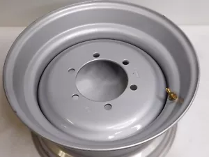 8.25 x 16.5 Front Tractor Rim / Wheel - 6 Bolt Silver 5.25" Pilot Hole AGD003 - Picture 1 of 9