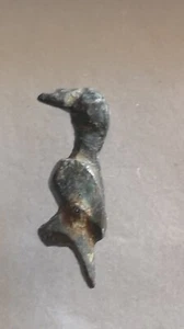 ANCIENT BRONZE ARTEFACT, ANCIENT PENDANT OR MOUNT, LION HEAD - Imagen 1 de 3