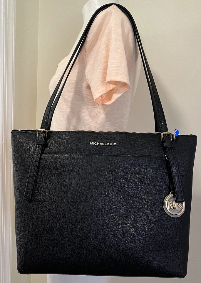 Michael Kors Black Voyager Tote With Tags