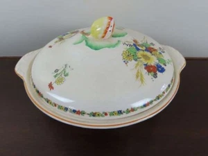 Vintage Royal Ivory, John Maddock & Sons "Windsor" Covered Dish, Made in England - Picture 1 of 7