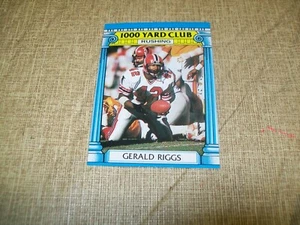 1987 Topps Football Gerald Riggs 1986 1000 Yard Club - Picture 1 of 1