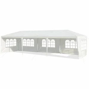 10'x30' Outdoor Party Wedding Tent Canopy Heavy duty Gazebo Outdoor 5 Sidewall - Picture 1 of 6