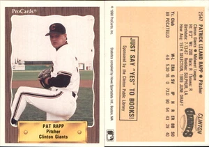 Pat Rapp 1990 ProCards #2547 RC Card *AutographDen* FREE SHIP - Picture 1 of 1