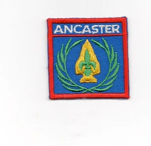 Vintage 1960's Boy Scouts Canada Ancaster District ONT Patch - Picture 1 of 2