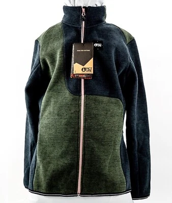 Picture Wakay Jacket Mid Layer Women's Large Fleece Insulated Green Blue Ski  - Image 1 of 2