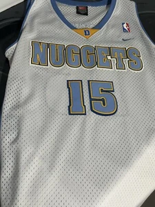 Nike #15 Carmelo Anthony Denver Nuggets Home Jersey  Size S +2 Length - Picture 1 of 5