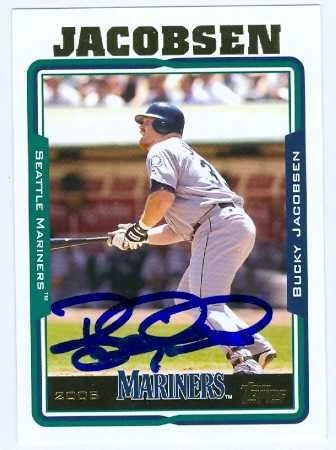 Bucky Jacobsen autographed Baseball Card Seattle Mariners 2005 Topps Rookie #394 - Image 1 of 1