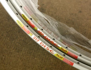 Retro Kult NOS NEW Mavic X 317 Disc silver rims rimset 26" 36h MTB mountainbike - Picture 1 of 6
