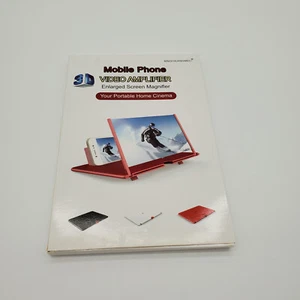 3D HD 12" Mobile Phone Screen Magnifier Video Amplifier Smartphone Stand - Picture 1 of 8