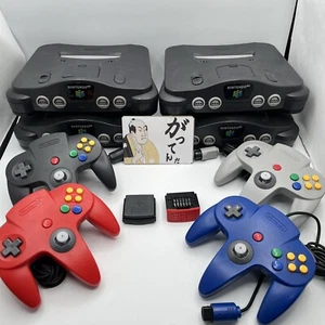 Nintendo 64 N64 Console Black up to 4 Controllers Tested NTSC-U/C, NTSC-J - Picture 1 of 22