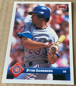 RYNE SANDBERG HOF 1993 DONRUSS Card #344 NM-MT Condition - Picture 1 of 2