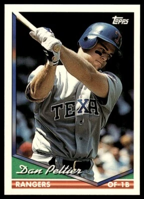 1994 Topps #441 Dan Peltier Texas Rangers - Image 1 of 2