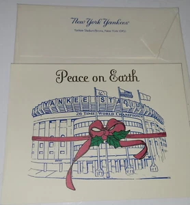 New York Yankees Happy Holidays Stadium Card RARE Limited Edition 2002 - Picture 1 of 3