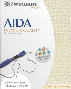 Precut Zweigart Aida 16 cuentas Patinum 3251/770 - Imagen 1 de 2