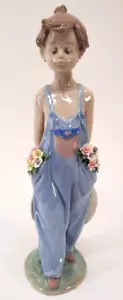 Vintage Lladro 07650 Sohn Para Ti Tasche voller Wünsche Porzellan Figur - Bild 1 von 6