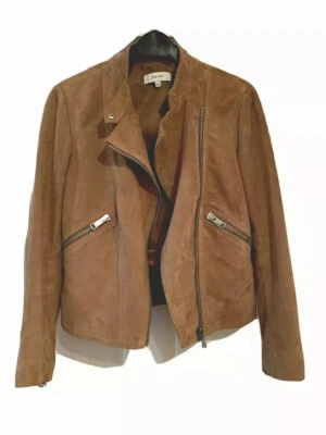 Reiss Women’s Tan Suede Jacket - Image 1 of 3