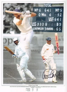 GRAHAM GOOCH - Essex & England Test Cricketer - AUTOGRAPHED 12x16" PHOTOGRAPH. - Picture 1 of 2