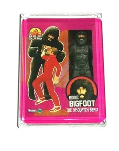 Calzacarte superiore acrilico L'uomo da sei milioni di dollari bionico Bigfoot Figura Bigfoot - Foto 1 di 2