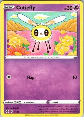 Cutiefly 11/15 Pokemon Mcdonalds 2022 Regular - Image 1 of 2