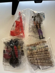2002 - McDonalds Happy Meal Toys Action Man Juego Completo Nuevo en Paquete X3 Fast Post - Imagen 1 de 4
